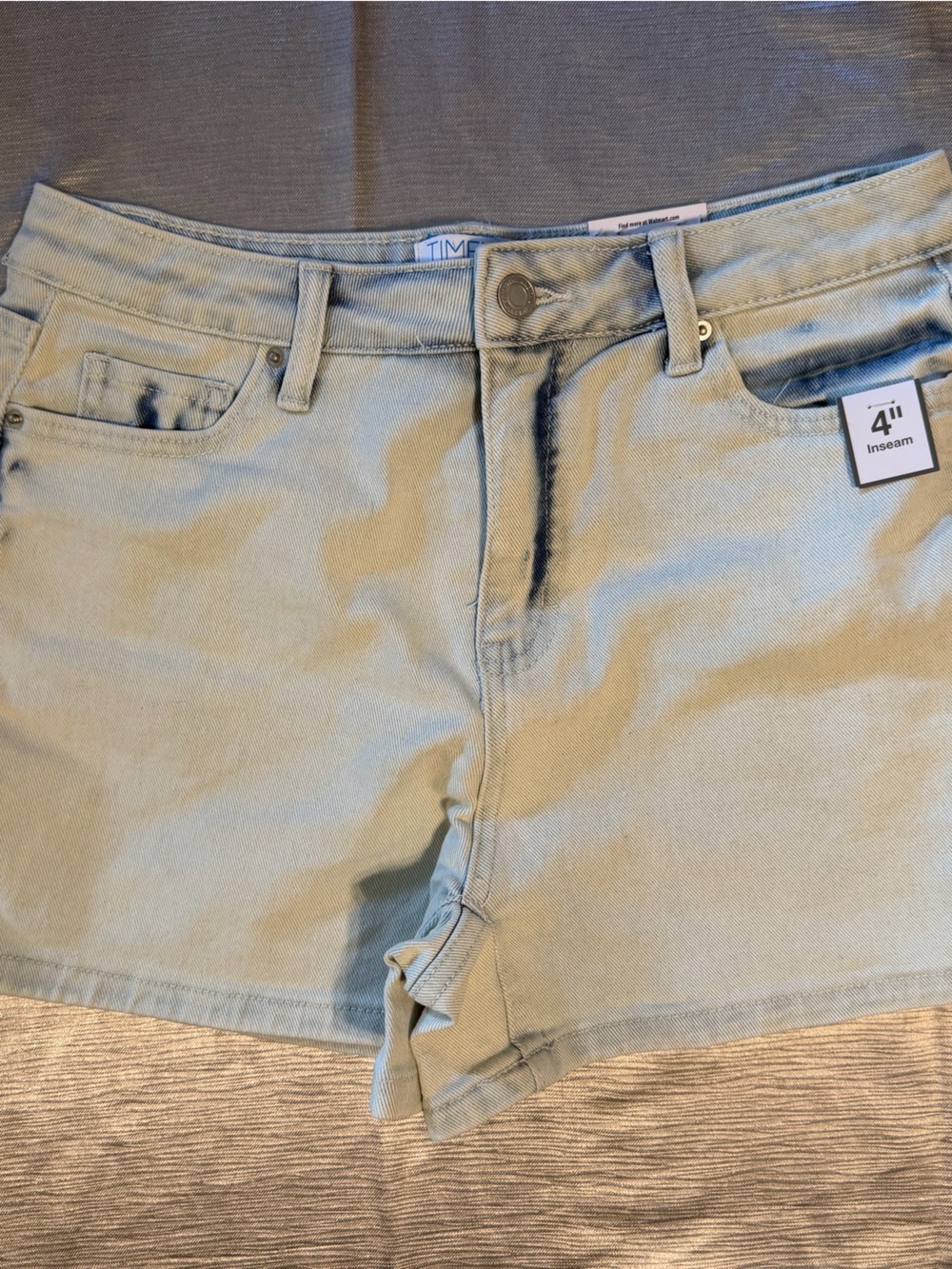 Time and Tru Light Blue Denim Shorts